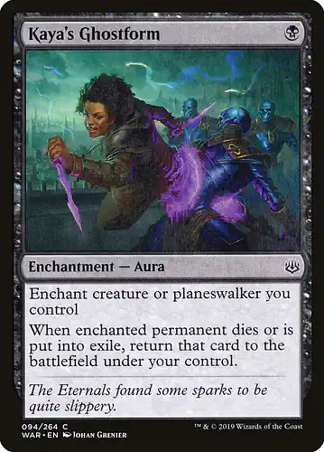 Kaya's Ghostform - war Spoiler