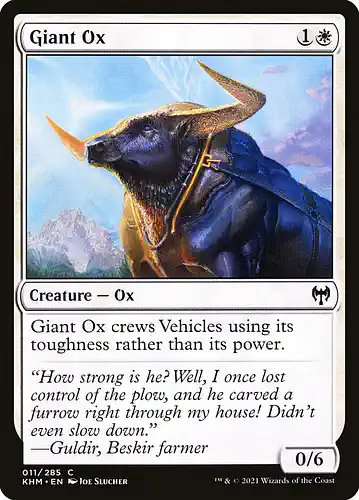 Giant Ox - khm Spoiler