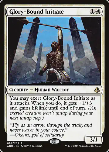 Glory-Bound Initiate - akh Spoiler