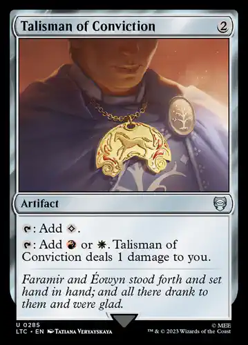 Talisman of Conviction - ltc Spoiler
