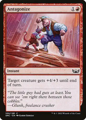 Antagonize - snc Spoiler