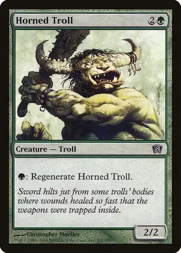 Horned Troll - 8ed Spoiler