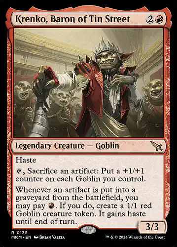 Krenko, Baron of Tin Street - mkm Spoiler