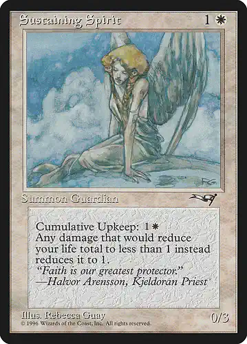 Sustaining Spirit - all Spoiler