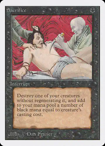 Sacrifice - 2ed Spoiler