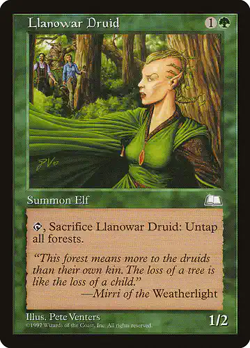 Llanowar Druid - wth Spoiler