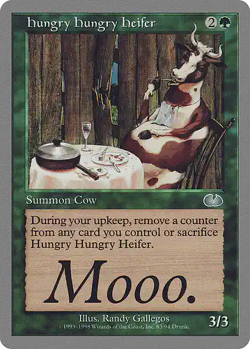 Hungry Hungry Heifer - ugl Spoiler