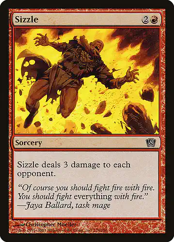 Sizzle - 8ed Spoiler