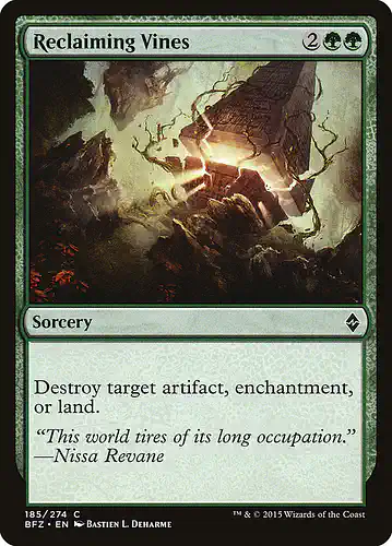 Reclaiming Vines - bfz Spoiler