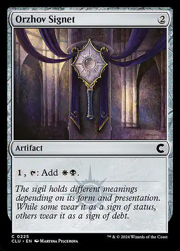 Orzhov Signet - clu Spoiler
