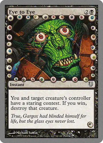 Eye to Eye - unh Spoiler