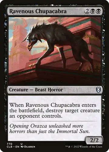 Ravenous Chupacabra - clb Spoiler