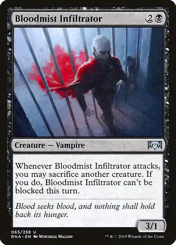 Bloodmist Infiltrator - rna Spoiler