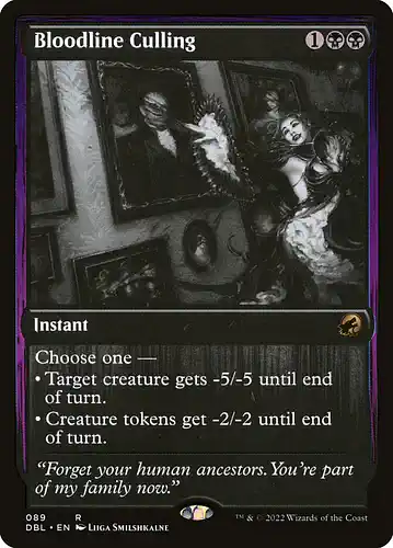 Bloodline Culling - dbl Spoiler