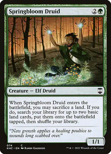 Springbloom Druid - khc Spoiler