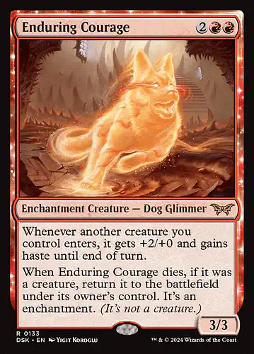 Enduring Courage - dsk Spoiler