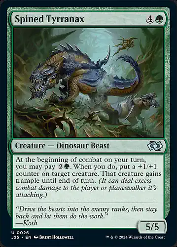 Spined Tyrranax - j25 Spoiler