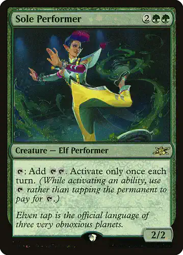 Sole Performer - unf Spoiler