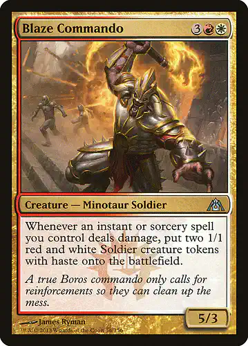 Blaze Commando - dgm Spoiler