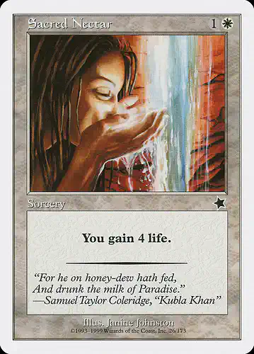 Sacred Nectar - s99 Spoiler