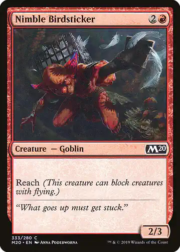 Nimble Birdsticker - m20 Spoiler