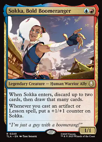 Sokka, Bold Boomeranger - tla Spoiler