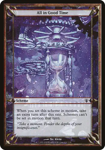All in Good Time - arc Spoiler