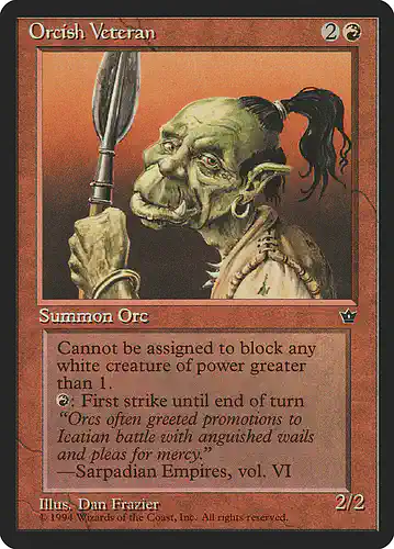 Orcish Veteran - fem Spoiler