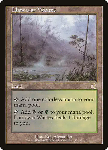 Llanowar Wastes - apc Spoiler