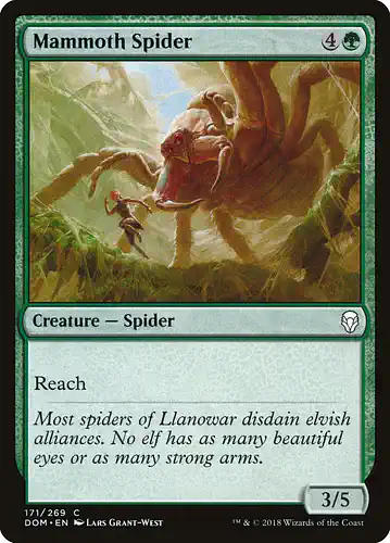 Mammoth Spider - dom Spoiler