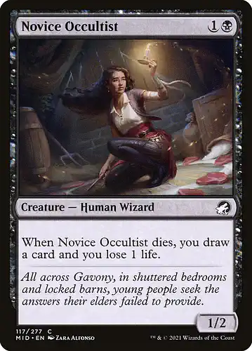 Novice Occultist - mid Spoiler