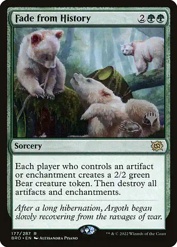 Fade from History - bro Spoiler