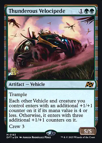 Thunderous Velocipede - dft Spoiler