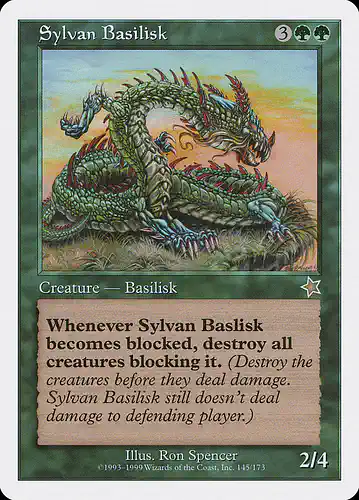 Sylvan Basilisk - s99 Spoiler