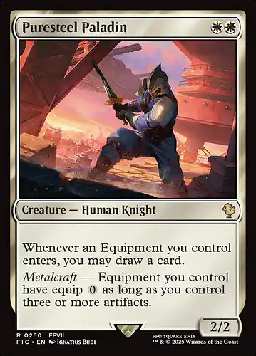 Puresteel Paladin - fic Spoiler