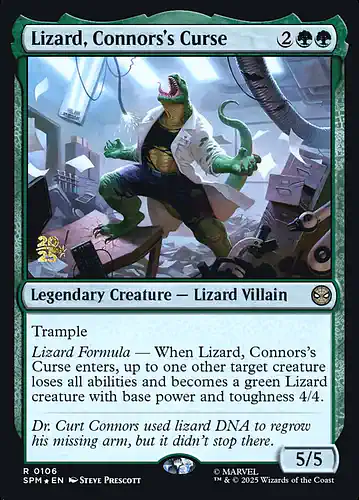 Lizard, Connors's Curse - spm Spoiler