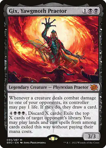 Gix, Yawgmoth Praetor - bro Spoiler