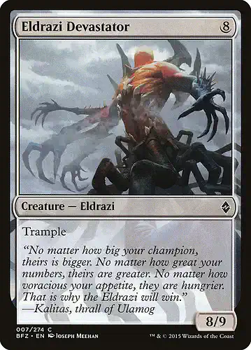 Eldrazi Devastator - bfz Spoiler