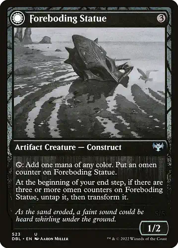 Foreboding Statue - dbl Spoiler