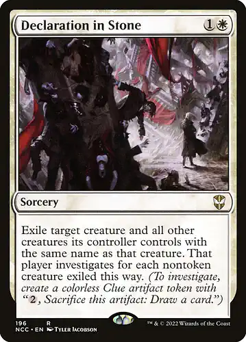 Declaration in Stone - ncc Spoiler