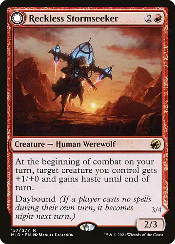 Reckless Stormseeker - mid Spoiler