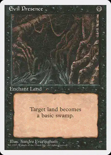 Evil Presence - 4ed Spoiler