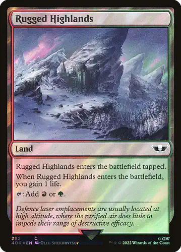 Rugged Highlands - 40k Spoiler