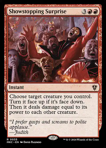 Showstopping Surprise - mkc Spoiler