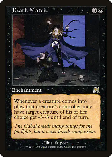 Death Match - ons Spoiler