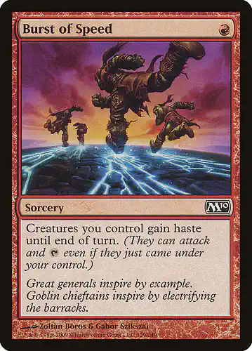 Burst of Speed - m10 Spoiler