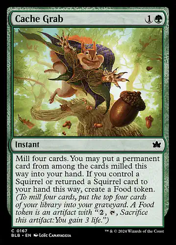 Cache Grab - blb Spoiler