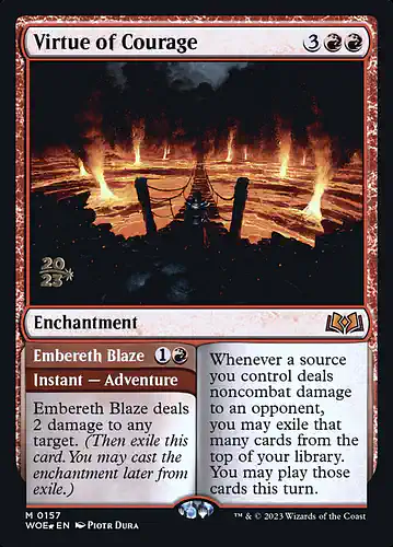 Virtue of Courage - woe Spoiler