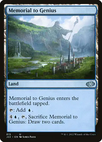 Memorial to Genius - j22 Spoiler