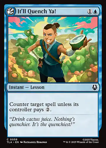 It'll Quench Ya! - tla Spoiler